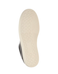 Ecco white outsole on sneaker with bubble design.