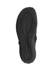 Black treaded outsole with JBU logo stamped in heel.