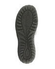 Grey light treaded outsole with JBU logo on heel.