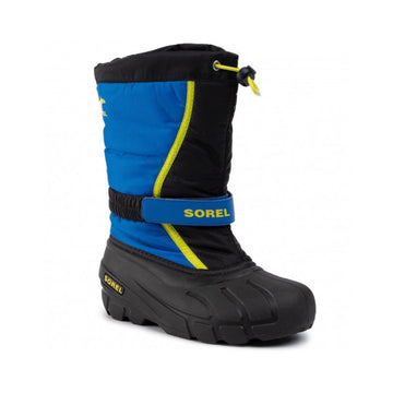 Blue, black and lime winter Sorel boot