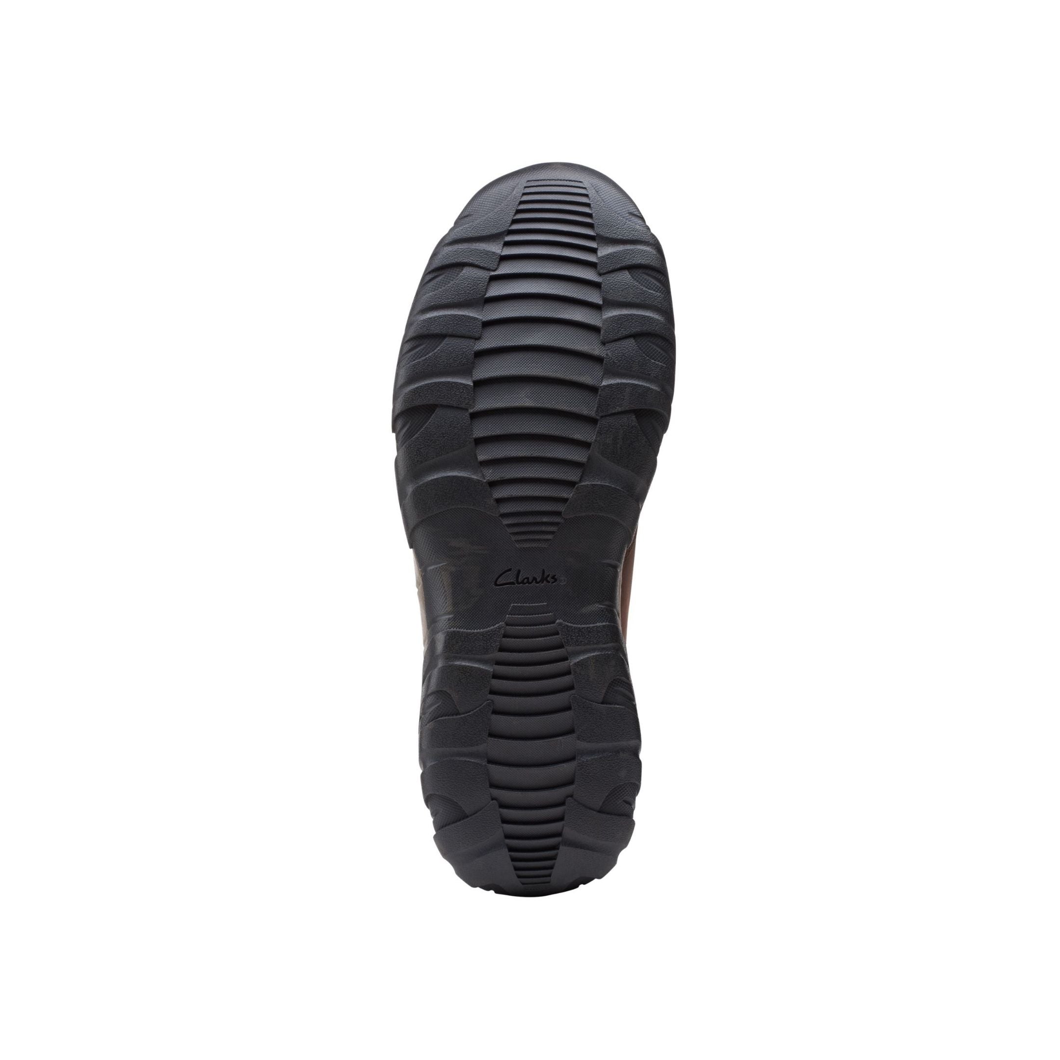 Black outsole with tread 