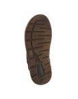 Brown outsole of the men's Josef Seibel John 10 sandal