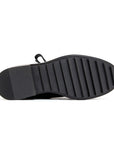Black outsole with horizontal grip pattern