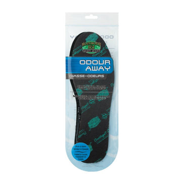 Sealed pair of black Odour control insoles with Moneysworth and best logo
