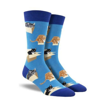 Men's Cat In A Box Socks