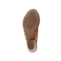 Tan outsole with heel on the Lacey by Bueno slingback sandal