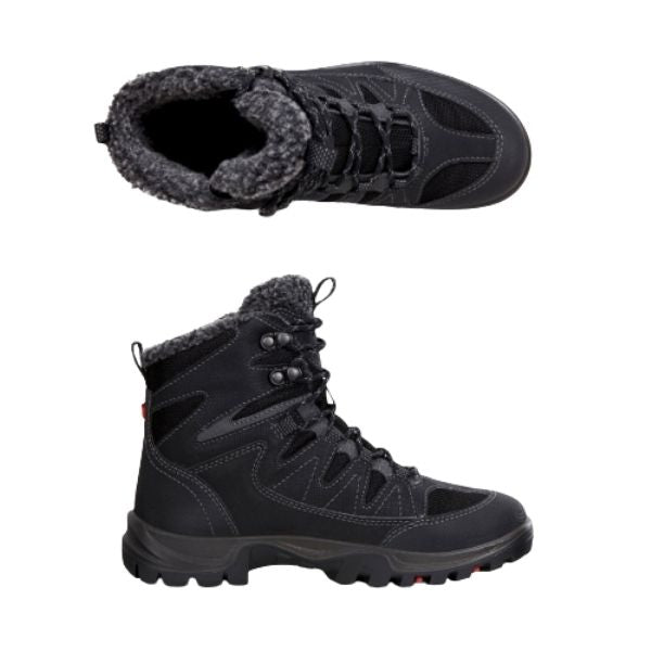 Top and side view of Ecco ankle winter boot