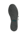 Grey rubber outsole with green Josef Seibel logo in middle
