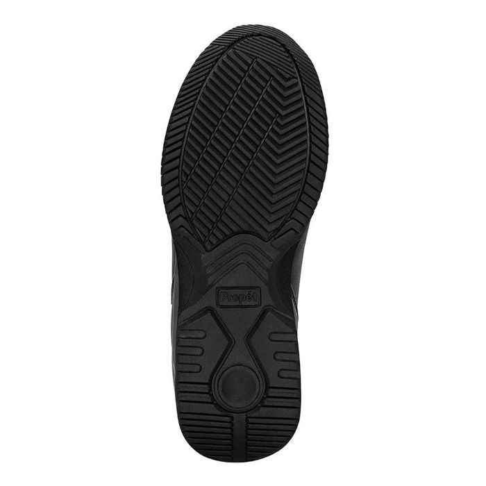 Black outsole with Propet branding at center.