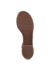 Brown rubber outsole wiht remonte logo printed on outsole.