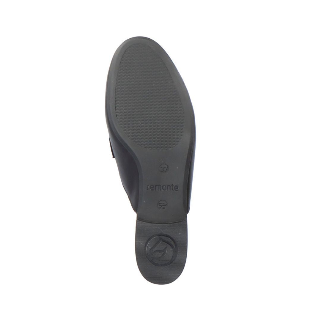 Black rubber outsole with Remnote logo imprinted in center.