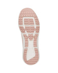 White and pink rubber outsole with R-evolution logo on heel