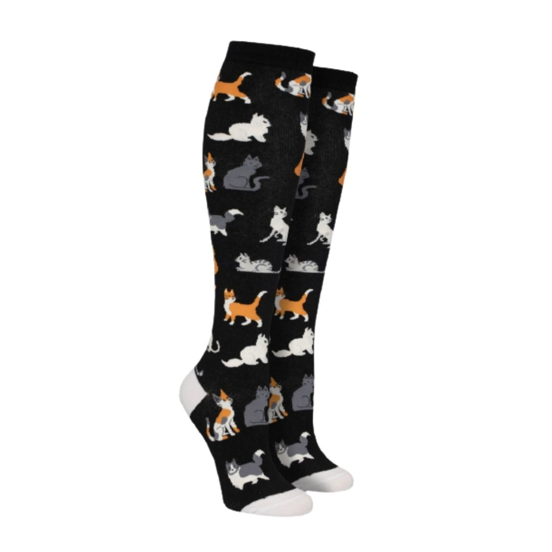 Women&#39;s Cats Meow Knee Socks