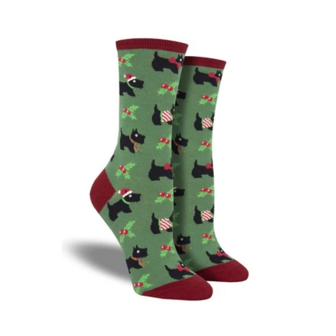 Women&#39;s Festive Scotties Socks