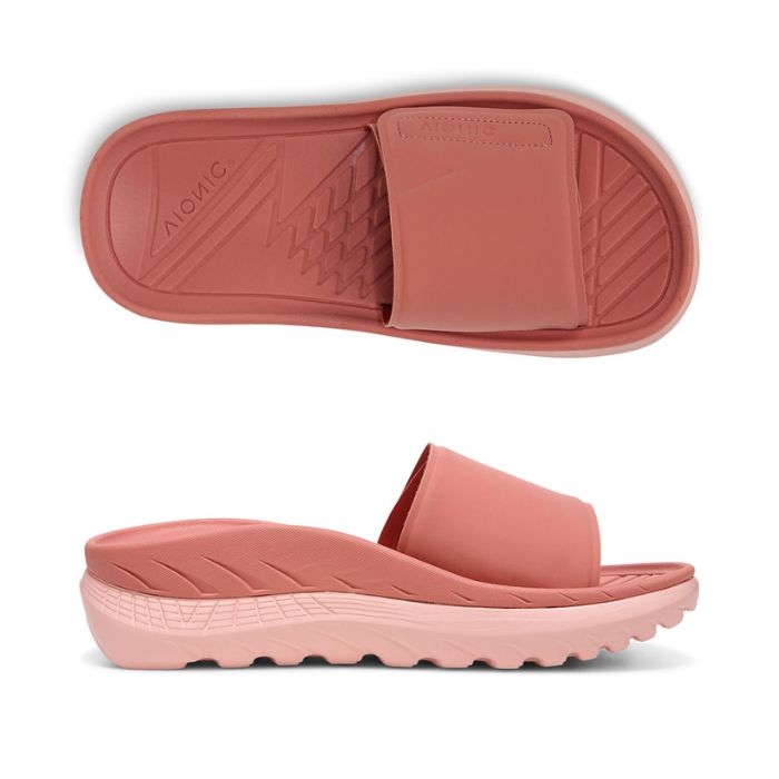 Pink slide recovery sandal.