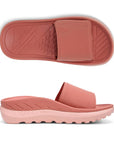 Pink slide recovery sandal.