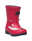 Red fox welly rainboot with 3D ears.