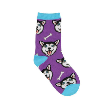 Mini Happy Husky Socks