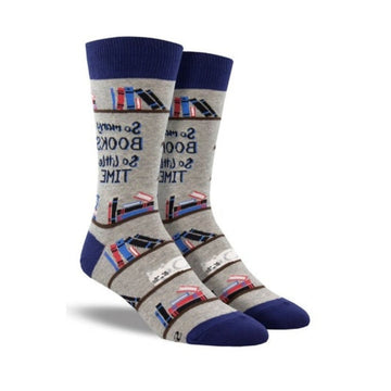 Men's Time For A Good Book Socks