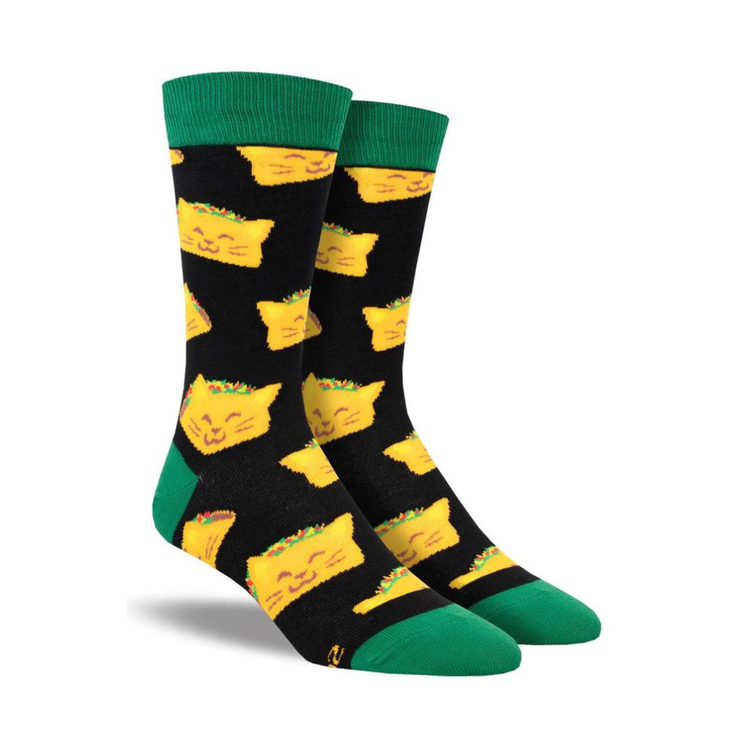 Men&#39;s Cat Taco Socks